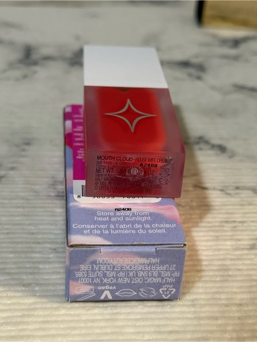 Half Magic Mouth Cloud Soft Matte Lip Cream: House Wife Dreamz (Coral)
